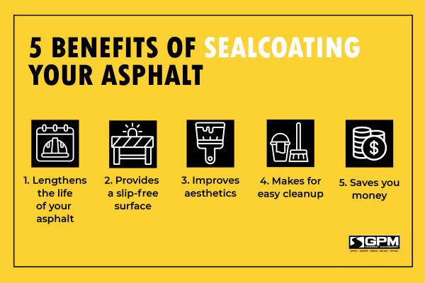 benefits of sealcoating asphalt