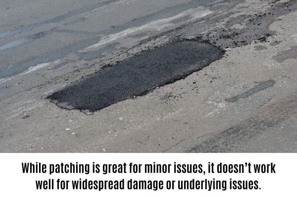 patching is better for minor issues