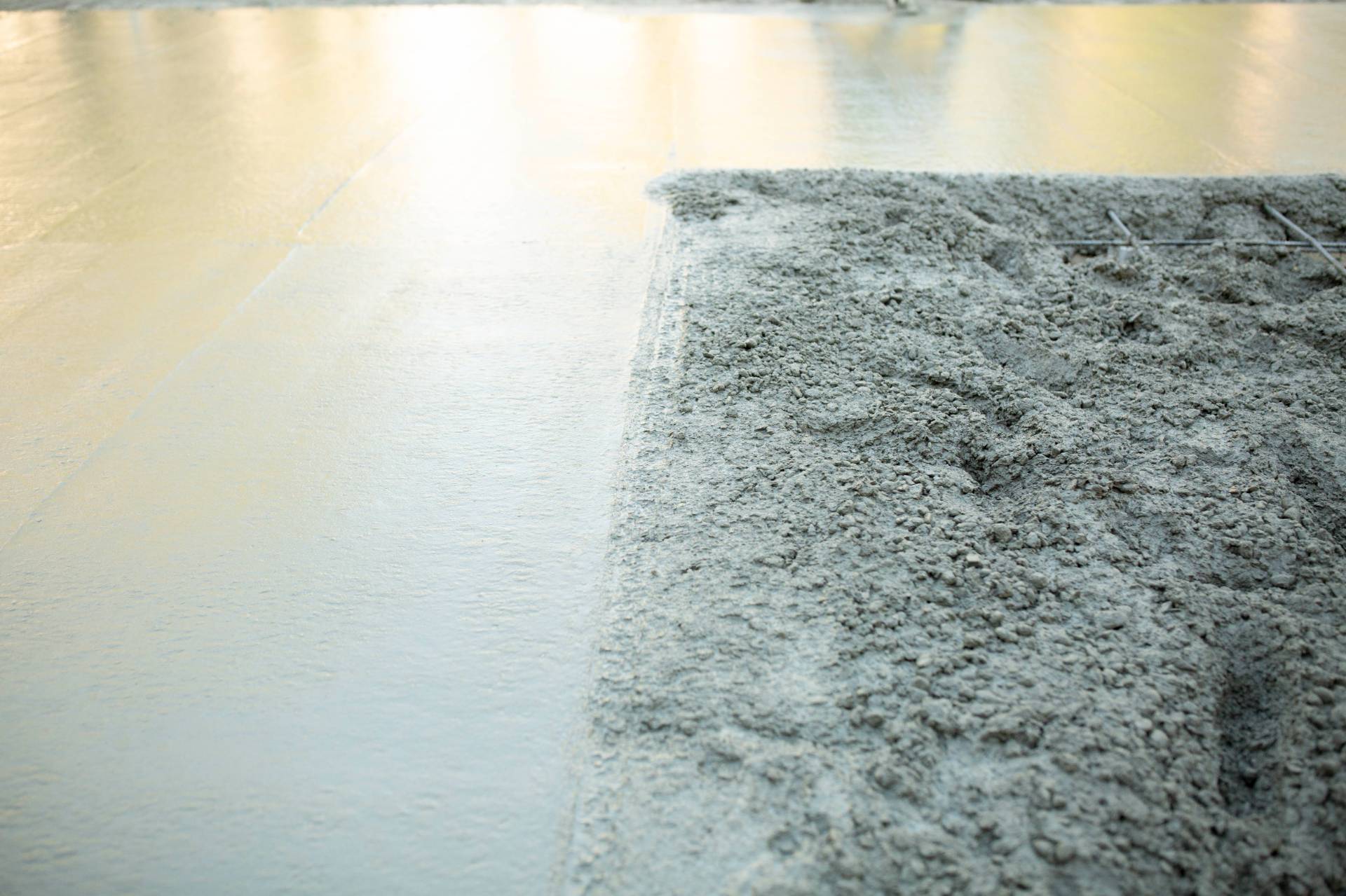 A close up of the Cedar Creek concrete project GPM completed.