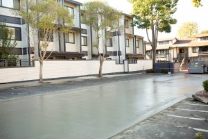 The finished concrete project for Cedar Creek in San Luis Obispo, CA.