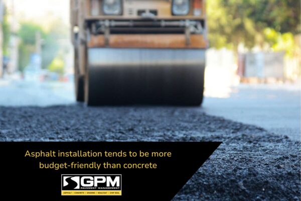Asphalt installation is budget friendly Asphalt installation is budget friendly