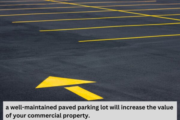 Text Graphic 2 (3) well maintained asphalt parking lot
