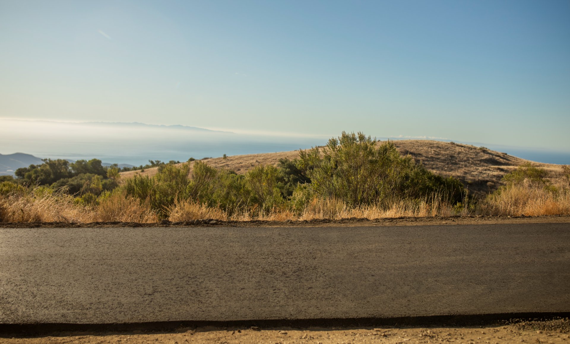 A beautiful private road asphalt pavement project that GPM completed in Goleta, CA.